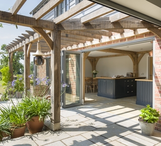 Border Oak Farmhouse, contemporary kitchen