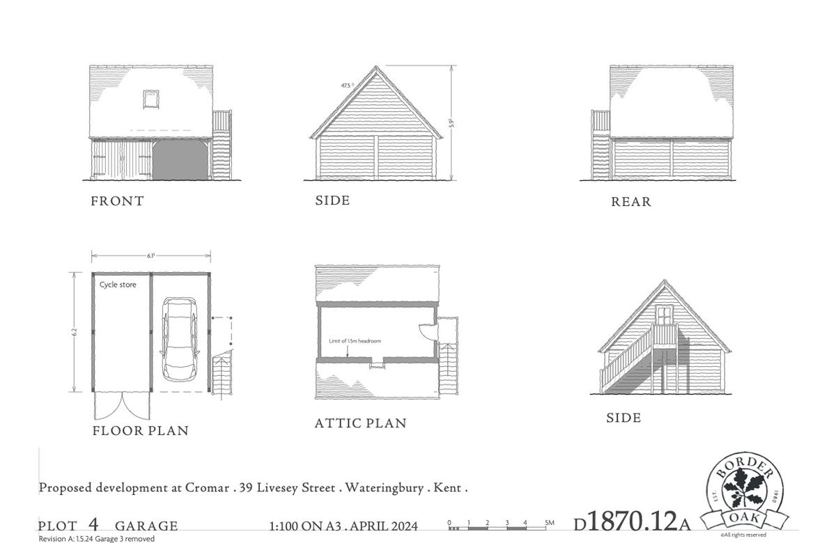 Wateringbury plot 4 Garage