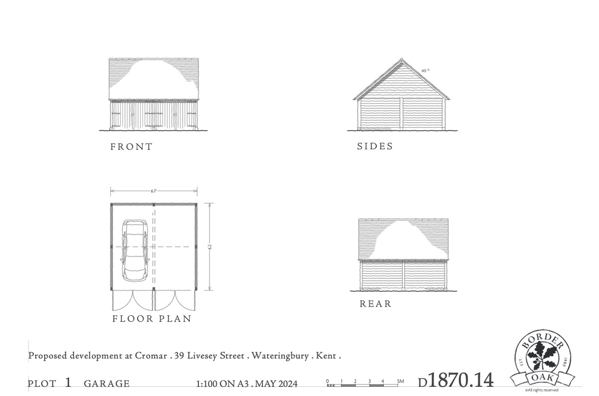 Wateringbury Plot 1 Garage
