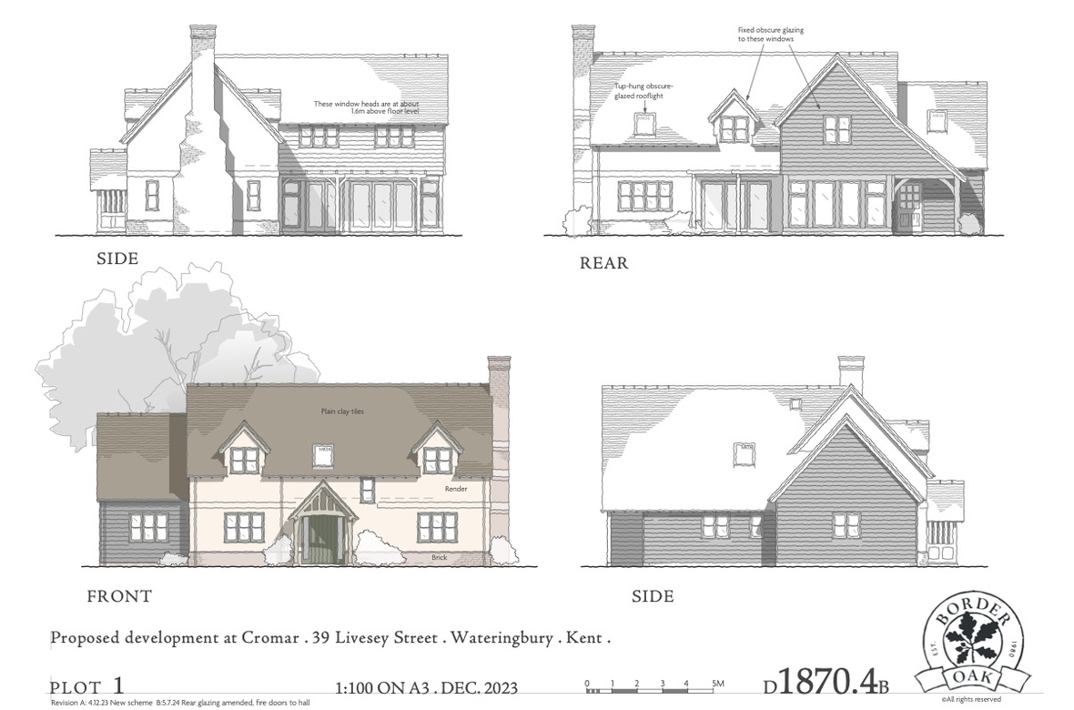 Wateringbury Plot 1 Elevations