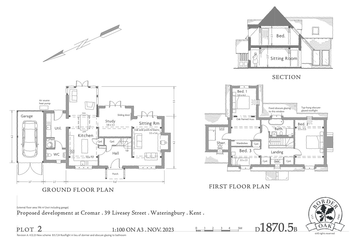 Wateringbury Plot 2 Floor Plans