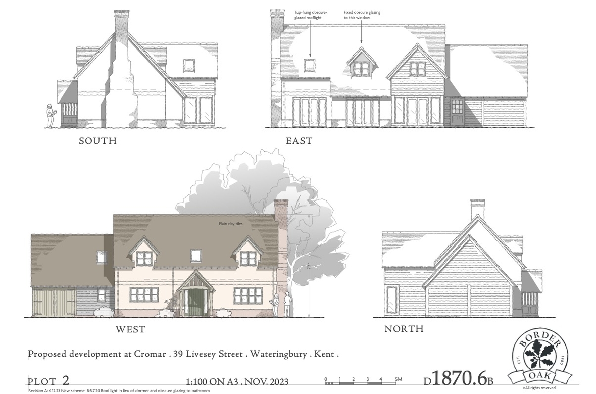 Plot 2 Wateringbury Elevations