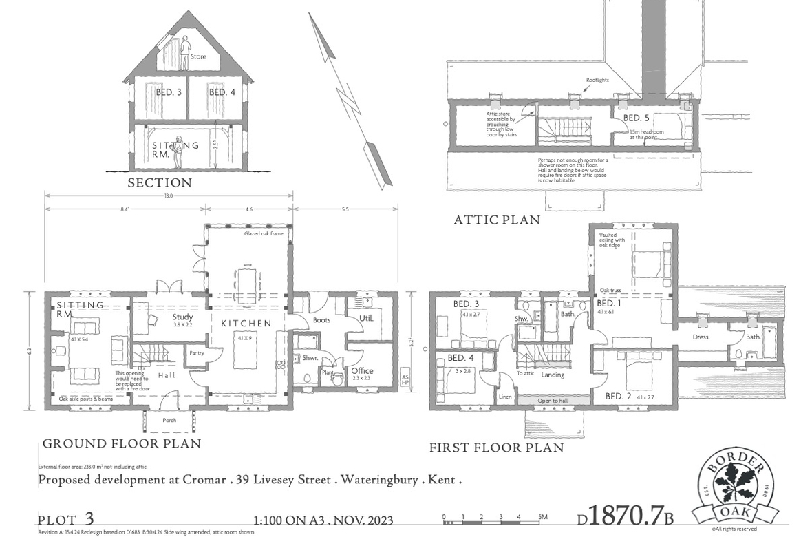 Plot 3 Wateringbury Floor Plans