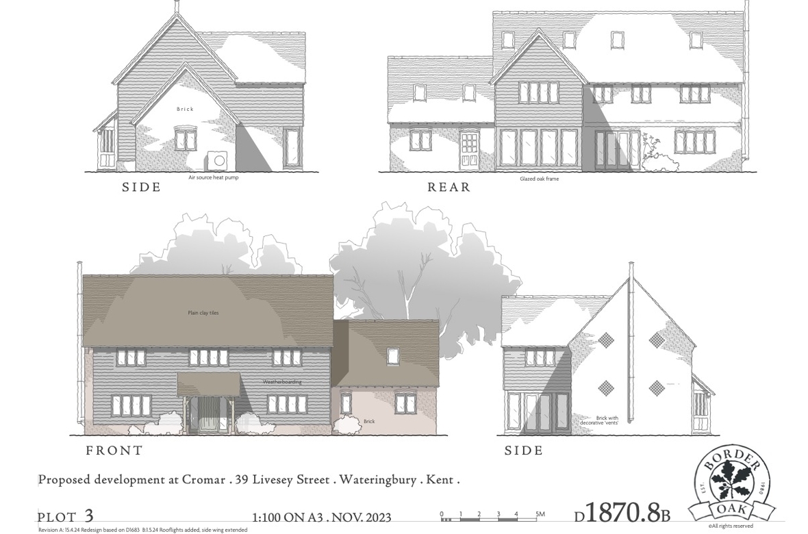 Plot 3 Wateringbury Elevations