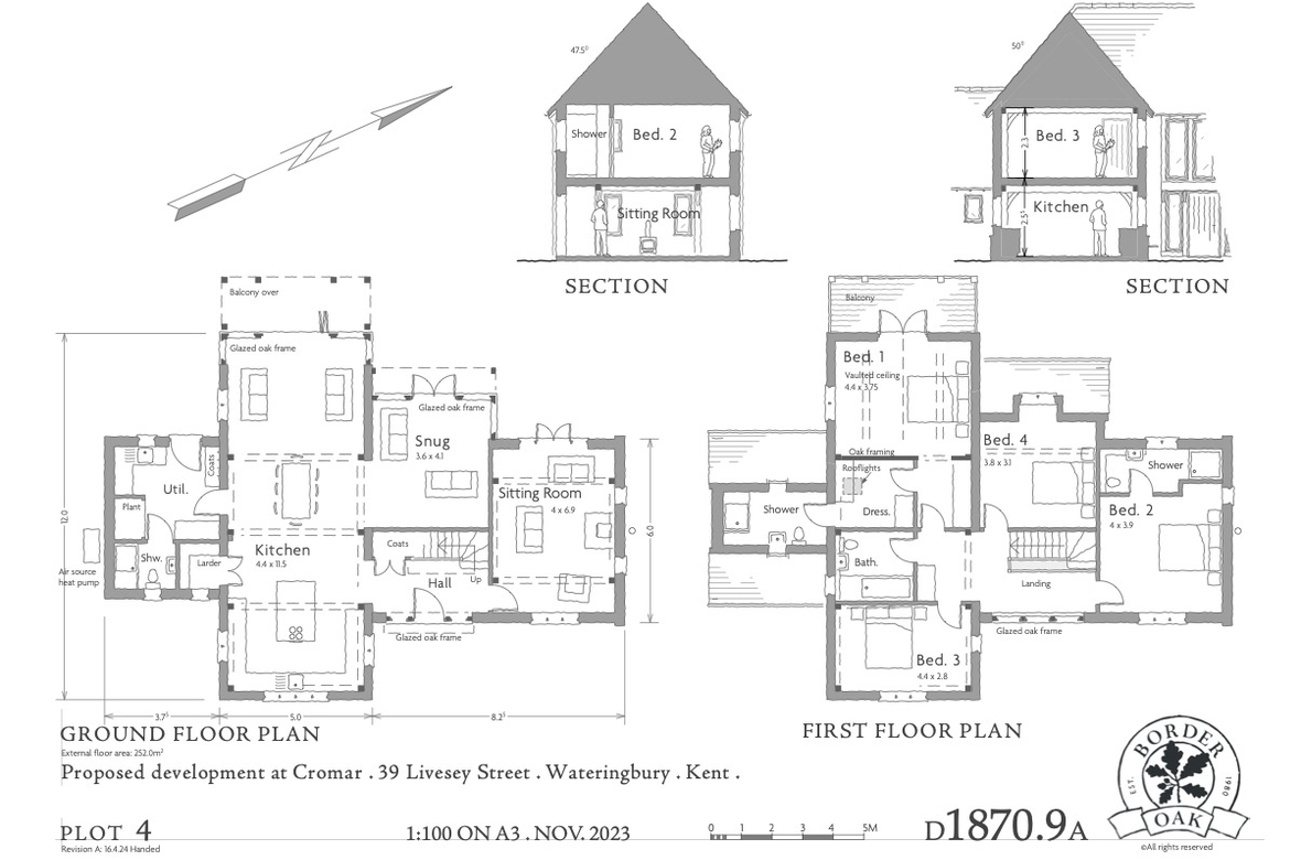 Wateringbury plot 4 Floor Plans