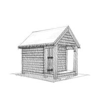 potting shed front